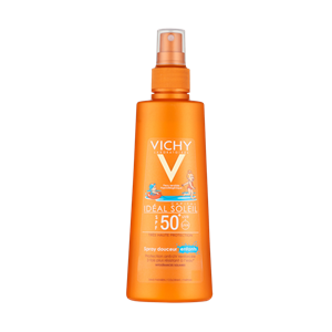 اسپری ضد آفتاب ⁺SPF50 کودکان ویشی 50 میلی لیتر Vichy Ideal Soleil Gentle Spray For Children SPF50⁺ 200 ml