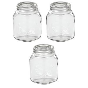 ظرف مربای لایف هایت کد 36303 بسته 3 عددی