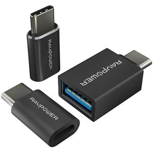 مبدل USB C به microUSB 3.0 راو پاور مدل RP PC007 RavPower to Converter 