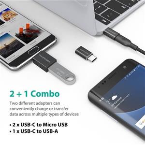 مبدل USB C به microUSB 3.0 راو پاور مدل RP PC007 RavPower to Converter 