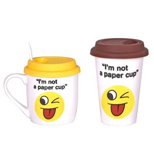 ماگ و لیوان مدل Emoji  بسته دو عددی