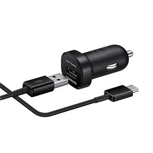 شارژر فندکی سامسونگ مدل S8 همراه با کابل USB-C Samsung S8 Car Charger With USB-C Cable