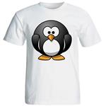 تی شرت آستین کوتاه شین دیزاین طرح پنگوئن کد 4292
