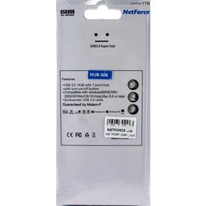 USB هاب نت فورس مدل HUB-306