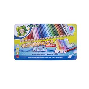 مداد رنگی 36 رنگ جولی مدل 0003-3001 Supersticks Kinderfest AQUA