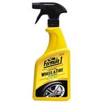 اسپری تمیز کننده رینگ و لاستیک خودرو فرمول وان مدل Wheel And Tire Cleaner 652234-حجم 680 میلی لیتر