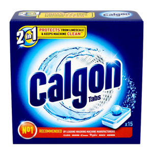 قرص جرم گیرماشین لباسشویی دو در یک 15 تایی کلگون Calgon 