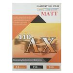 AX 110 Laminatin Film 150 Microns A4 Pack of 100