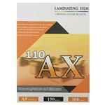 AX 110 Laminatin Film 150 Microns A5 Pack of 100