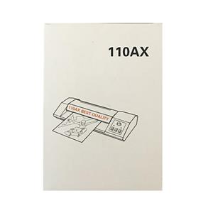 طلق پرس ا ایکس 110 براق مدل 150 میکرون سایز 7X10 بسته 100 عددی AX Laminatin Film Microns 7x10 Pack of 