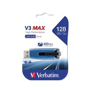 فلش مموری ورباتیم مدل Store n Go V3 Max ظرفیت 128 گیگابایت Verbatim Store n Go V3 MAX High Performance USB Drive 128GB