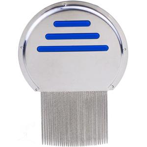 شانه ضد شپش  مدل  تمام استیل   پاک کننده  تخم  شپش anti lice comb metal