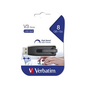 فلش مموری ورباتیم مدل Store n Go V3 USB Drive  ظرفیت 8 گیگابایت