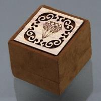 جعبه جواهر قاب انگشتری مخمل و MDF _کد:13669