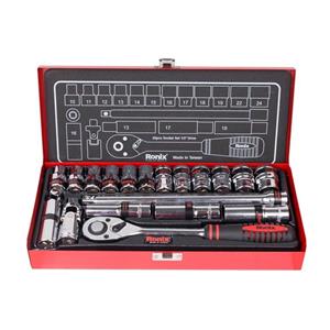 مجموعه 20 عددی آچار بکس رونیکس مدل RH-2620