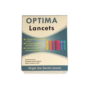 سوزن تست قند خون اپتیما مدل NT_6500 بسته 50 عددی Optima Multilet Super Soft Lancets Pack Of 50