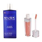 پک 2 عددی استاویتا شامل ادوپرفیوم مردانه Musk Collection به همراه رژ لب مایع لانسور شماره 18