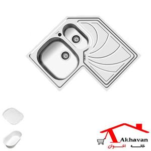 سینک ظرفشویی توکار اخوان 65 (سایز84*50 ) Akhavan 65