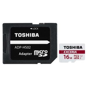 کارت حافظه MicroSDHC توشیبا مدل Exceria M302 کلاس 10 استاندارد UHS-I U1 سرعت 48MBps ظرفیت 16GB Toshiba 48 MBps SDHC 16 GB 