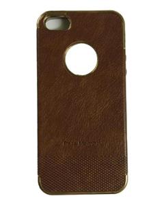 کاور ژله ای طرح چرم مناسب برای گوشی موبایل اپل ایفون 5 5s SE TPU Leather Design Cover For Apple Iphone 