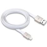 Justmobile AluCable Flat Deluxe Lightning - 1.2m - Gold