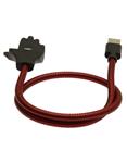 کابل تبدیل USB به micro USB سومگ مناسب برای آیفون مدل Flexible-قرمز