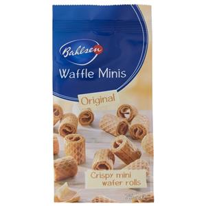 مینی بیسکوییت رولی بالزن مدل Original Waffle مقدار 75 گرم Bahlsen Minis Biscuit Rollie 75gr 