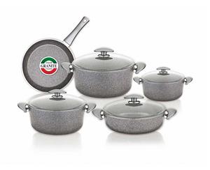 سرویس قابلمه 9 پارچه چدن گرانیت راسل مدل R-195