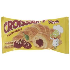 کروسان البالویی شیبابا مقدار 50 گرم Shibaba Sour Cherry Croissant 50gr 