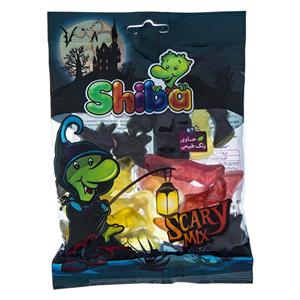 پاستیل میوه ای شیبا مدل Scary Mix مقدار 180 گرم Shiba fruit Jelly Gum 180gr 