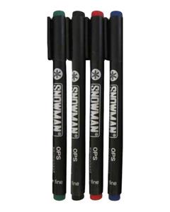 ماژیک سی دی اسنومن مدل OPS ـ بسته 4 عددی