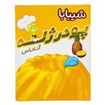 پودر ژله آناناس شیبابا مقدار 100 گرم