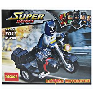 ساختنی دکول مدل Super Heroes سریBatman Motorcycle 7011  تعداد 39 تکه ساختنی دکول مدل Super Heroes سریBatman Motorcycle 7011 تعداد 39 تکه