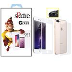 SPECTRE 9H Front and Back and Camera Full Glue Tempered Glass Screen Protector For Apple iPhone 7/8 plus