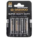 Daewoo Super Heavy Duty AA Battery Pack of 4