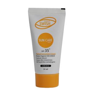 کرم ضد آفتاب رنگی سوئیش میکاپ مدل بژ تیره SPF 35 حجم 50 میلی لیتر