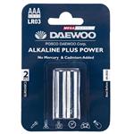 Daewoo Alkaline plus Power AAA Battery Pack of 2