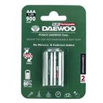 Daewoo Ni-MH Rechargeable AAA Battery Pack of 2