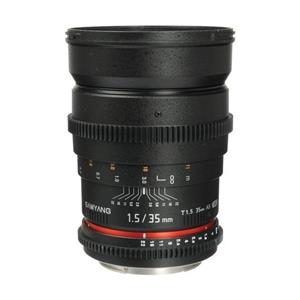 لنز دوربین فیلم برداری سامیانگ مدل35mm T1.5 Cine Lens for Canon EF Samyang 35mm 