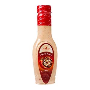 سس کنجد چیلی عقاب 400 گرم Oghab Chili Sesame Sauce Dressing 400gr 