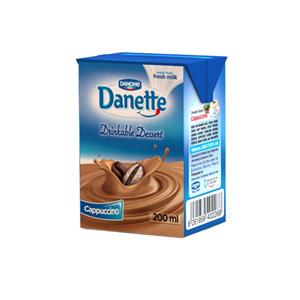 دسر نوشیدنی دنت با طعم کاپوچینو 200 میلی لیتر Danette Cappuccino Drinkable Dessert 0.2 lit