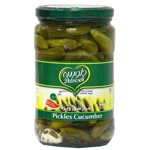 خیارشور ویژه دلوسه – 750 گرم Delveseh Pickled Cucumber 750gr