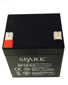 Spark باطری خشک شارژی 12 ولت 4.5 آمپر 