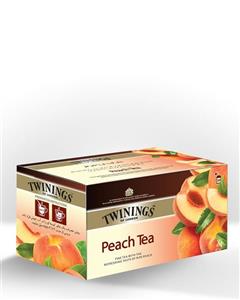 Twinings تی بگ طعم هلو 20 عددی