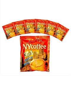 Mokate پک 100عددی کافی میکس 3 در 1 ساشه ای 18 گرمی NY Coffee