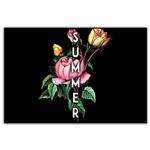 تابلو دیواری چوبی  دکوگراف مدل Summer کد 407 سایز 60x40 سانتی متر