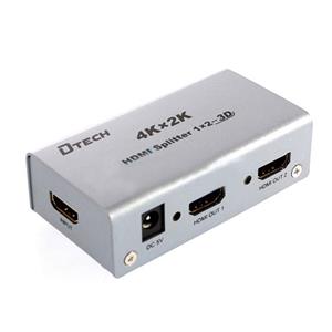 اسپلیتر 1 به 2 HDMI دیتک مدل DT-7142 Dtech DT-7142 1x2 HDMI Splitter