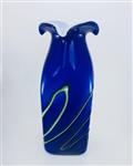 صنایع دستی آراد گلدان شیشه ای مدل الوان 4 لب 2 پوست