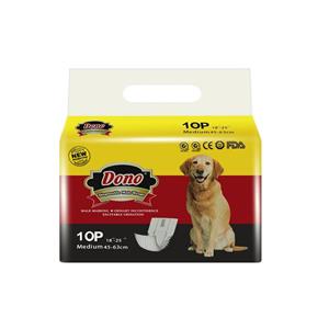 پوشک بهداشتی سگ های نر دونو Dono مدل Medium بسته 10 عددی 