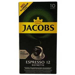 کپسول قهوه جاکوبز مدل Espresso Ristretto بسته 10 عددی Jacobs Espresso Ristretto Coffee Capsule Pack of 10